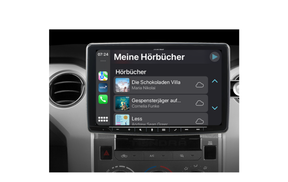 tolino app screen auf der apple car play